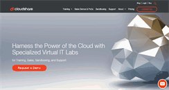 Desktop Screenshot of cloudshare.com