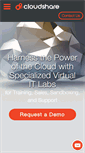 Mobile Screenshot of cloudshare.com